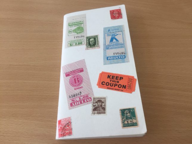 トラベラーズノートの画用紙リフィルをスタンプ帳
